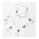Lumineo decorative LED lights, 70 cm indoor light chain, Christmas decoration, 5 warm white Christmas LED bulbs, battery-operated LED lights, home lighting