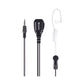 Midland Microphone with pneumatic earpiece and PTT. 1 PIN (MA31) C1438