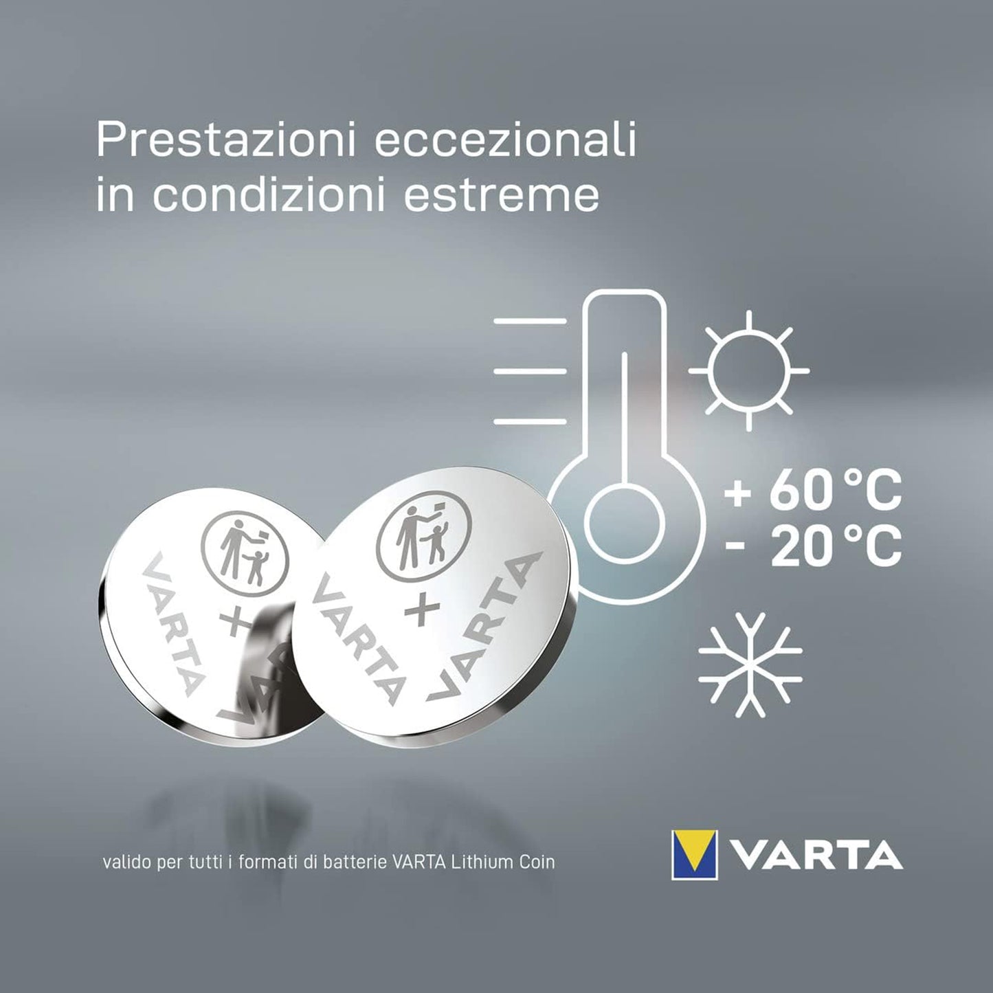 VARTA CR1616 Pile bouton Lithium 3V, cellule plate, spécialiste, diamètre 16mm