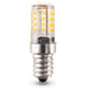 Alpha Elettronica Lampadina a LED attacco E14 3W 24Vdc luce bianca calda 2800K