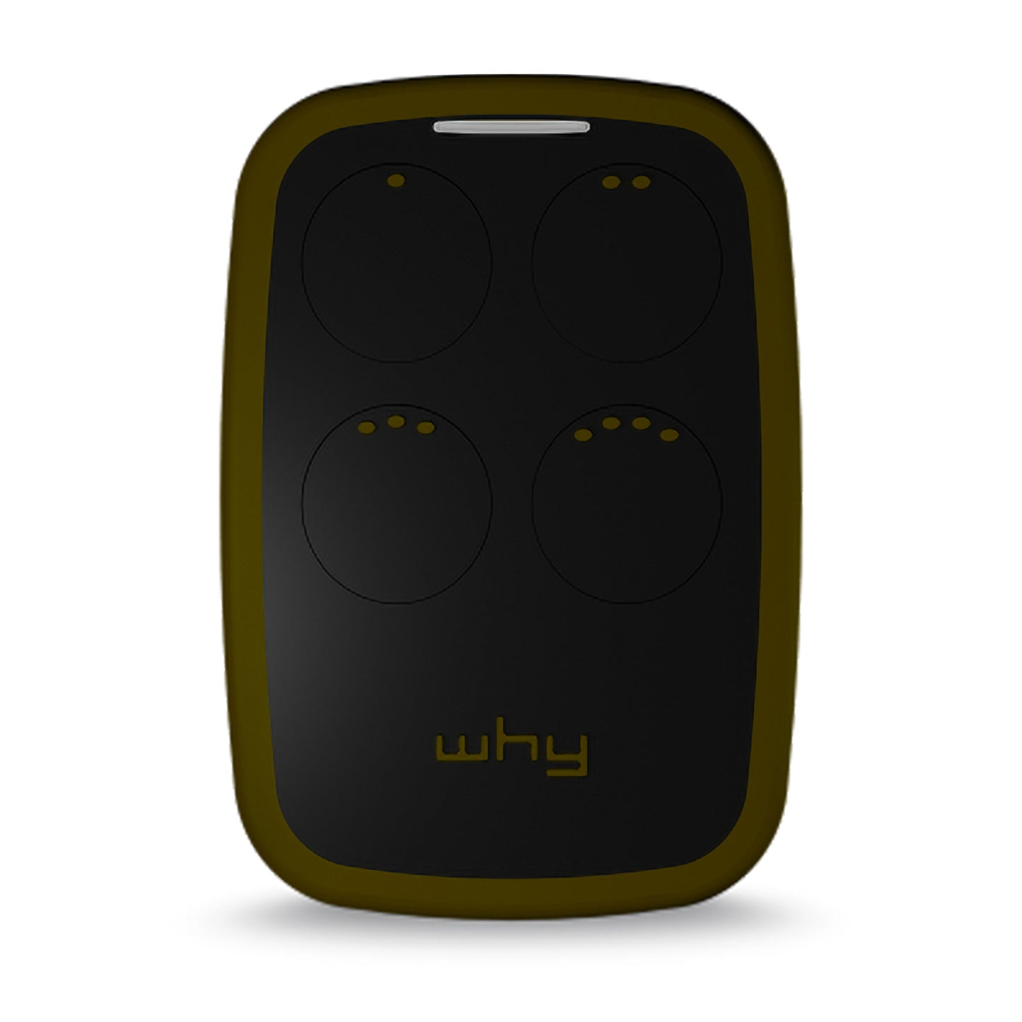 WHY EVO NOA Multi-frequency rolling code remote control from 280 to 868 MHz with Visor Clip, programmable self-learning gate opener, wide-range radio control with 4 buttons, Deep Green