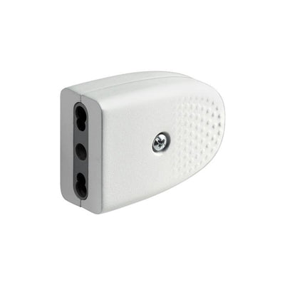 Bticino 2P+E 10/16A space-saving socket outlet, white colour, Corner series