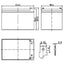 SKB SK12-12 lead acid battery, SK series 12V 12AH rechargeable battery, AGM flat plate technology regulated with valve