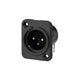 Monacor Connettore XLR da pannello, 3 POLI XLR-508/PP