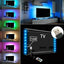 O.N Kit 2 strisce Led luminose da 50 cm SMD RGB set per retroilluminazione tv luci colorate con telecomando