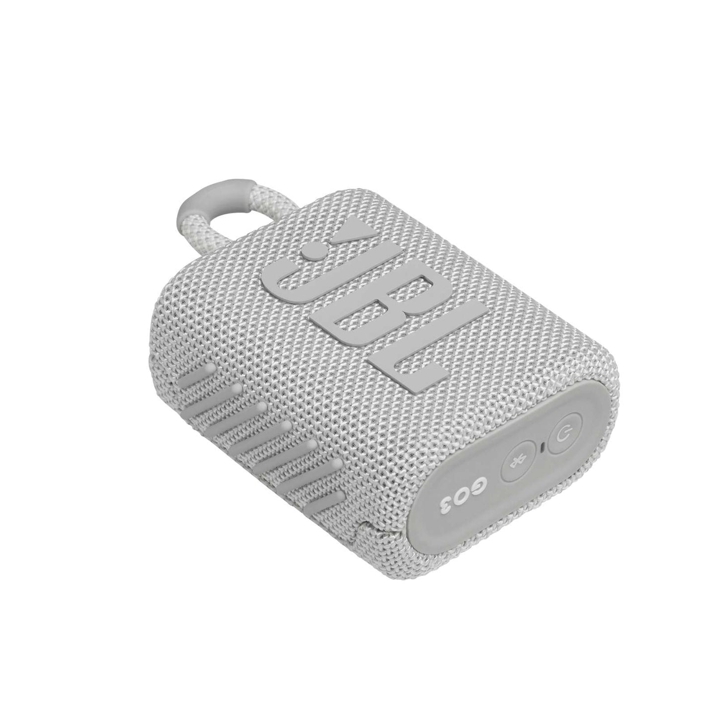 JBL GO 3 Speaker Bluetooth Portatile, Cassa Altoparlante Wireless con Design Compatto, Resistente ad Acqua e Polvere IPX67, fino a 5 h di Autonomia, USB, Bianca