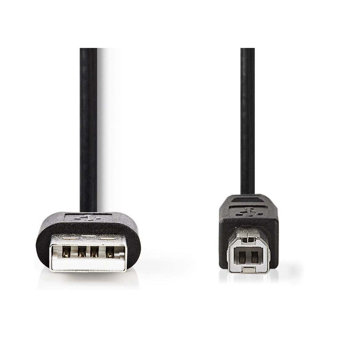 NEDIS USB-A Male to USB-B Male Cable, USB 2.0 Cable with 480Mbps Speed