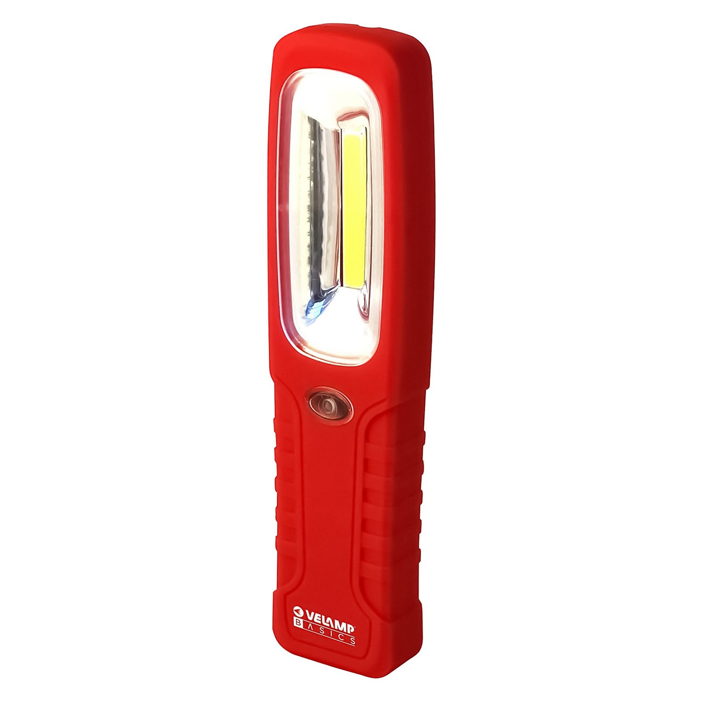 Velamp Torcia COB LED a batteria, gancio regolabile a 120°, lampada con magnete, supporto magnetico posteriore