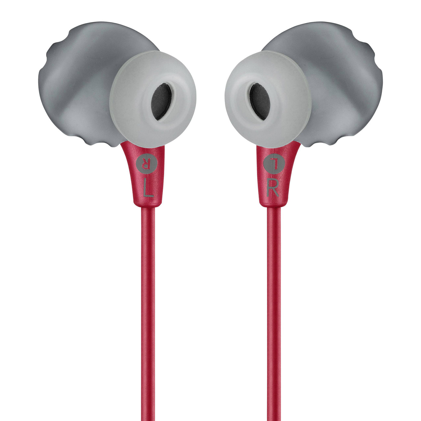 JBL Endurance Run cuffie intra-auricolari sportivi impermeabile, auricolari con filo rosso
