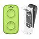 WHY EVO MINI Télécommande multi-fréquences à code tournant de 280 à 868 MHz avec Visor Clip, ouvre-portail programmable à auto-apprentissage, télécommande large portée à 4 boutons, vert acide