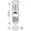 Alpha Elettronica Lampadina a LED, attacco E14, 3W 12Vdc, luce bianca calda 2800K, 17x17 mm
