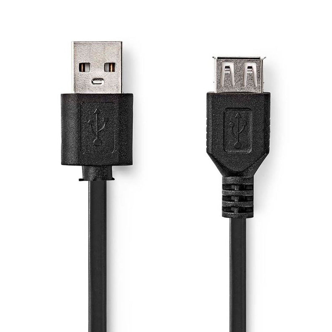 Câble Nedis USB 2.0 nickelé 480 Mbit, USB-A mâle vers USB-A femelle, longueur de câble 3 m