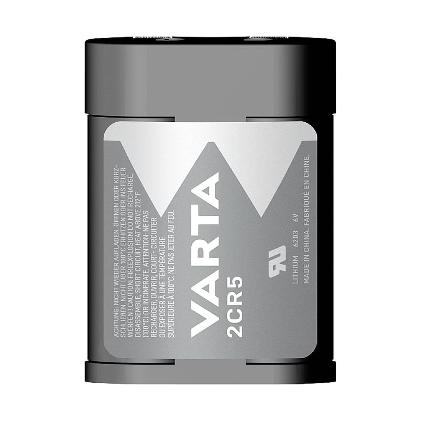 Varta 2CR5 batteria al litio 6V, batteria per fotocamera 1400 mAh, lunga durata
