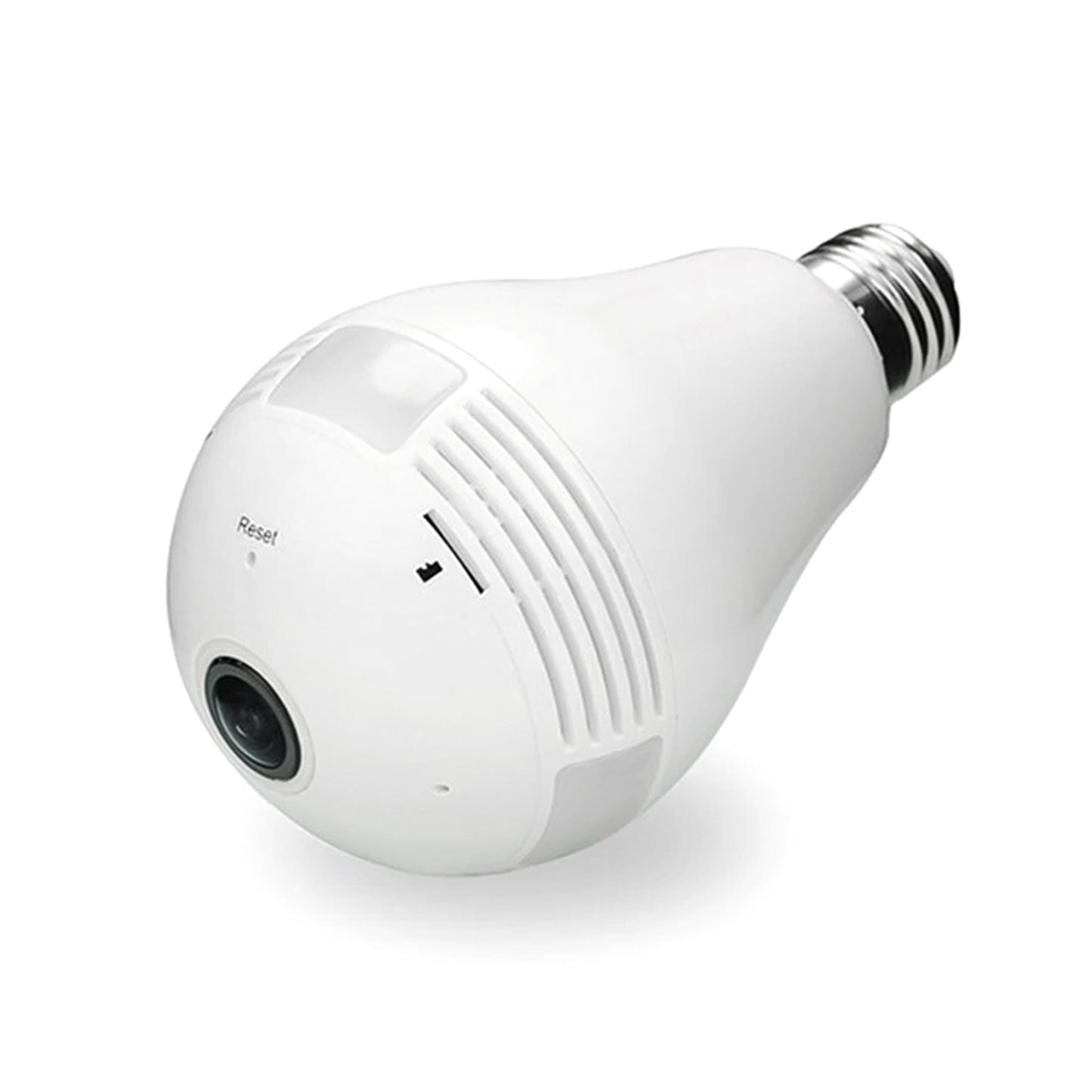 Caméra espion GBX, caméra Wi-Fi panoramique 960p 1,3 Mpx 360° avec vision nocturne et détecteur de mouvement, ampoule caméra