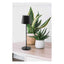 JOlight LED table lamp with rechargeable battery, black aluminum lampshades, touch switch, dimmable light intensity