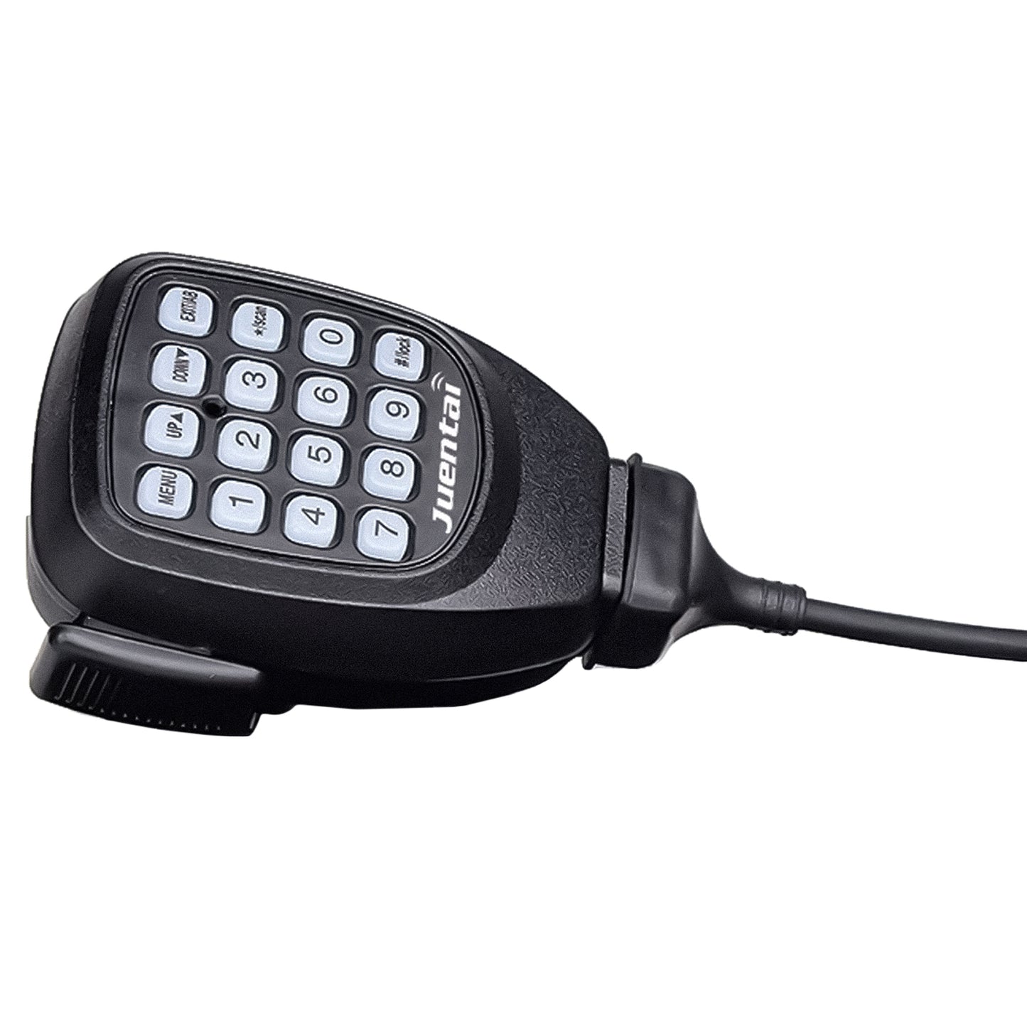 Juentai JT-6188 Mini Ricetrasmettitore veicolare dual-band, microfono con tastiera, 200 canali di memoria, display a colori personalizzabile