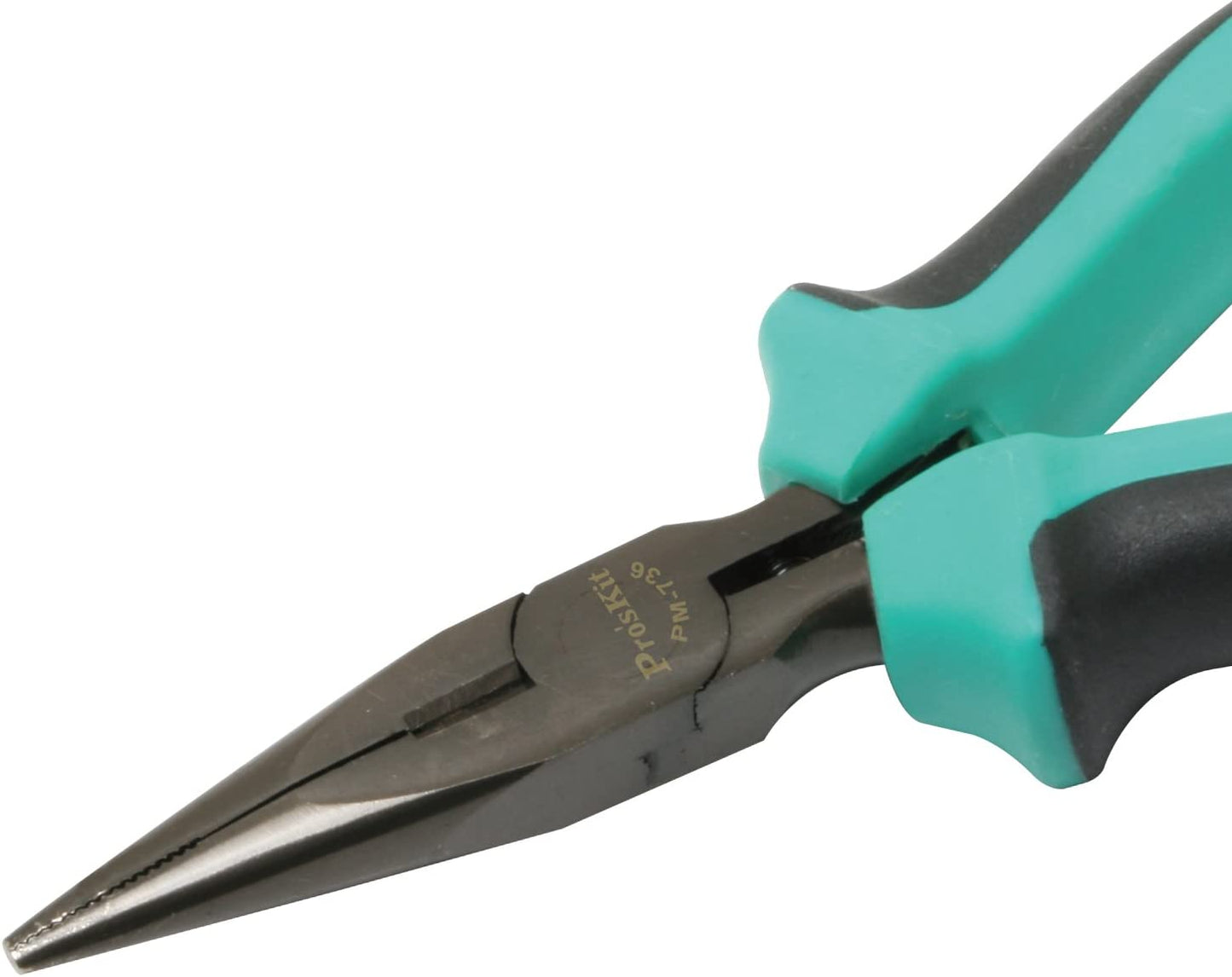 Pince Pro'Skit avec becs longs en acier carbone et poignées ergonomiques antidérapantes
