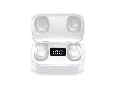 Trevi cuffie auricolari bluetooth wireless, auricolari in ear senza fili con microfono incorporato