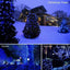 GESCO Chaîne lumineuse d'extérieur 30m, lumières LED avec 8 fonctions, 200 LED bleues, lumières LED décoratives de Noël, éclairage domestique, guirlande lumineuse