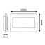 O.N Lampada a LED anti black-out, faretto 2W 160 lumen, luce fredda 6500K, lampada da incasso, installazione su supporto 503, luce d'emergenza 12 LED, IP20