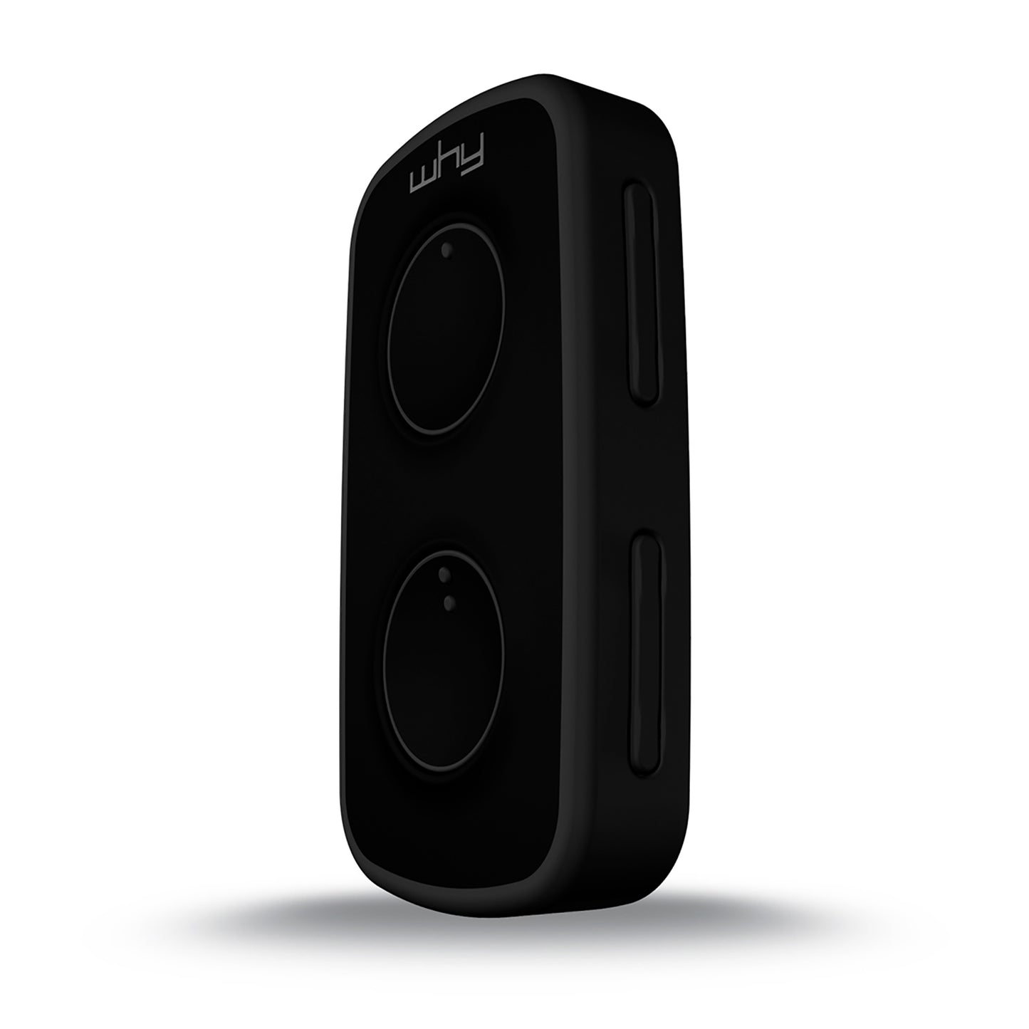 WHY EVO MINI Multi-frequency rolling code remote control from 280 to 868 MHz with Visor Clip, programmable self-learning gate opener, wide-range radio control with 4 buttons, black licorice