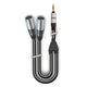 Audiodesign Pro Cavo adattatore X-Pro Line, cavo audio riduttore 1 Jack 3,5 M Stereo <> 2 XLR 3M, 6 metri
