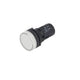 AIpha electronic light indicator, LED panel light indicator, 12Vac/dc, white light