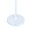 JOlight Lampada da tavolo LED a batteria ricaricabile, abajures bianco in alluminio, interruttore touch, intensità luminosa dimmerabile