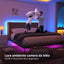 Decoled Striscia LED 5m Bluetooth, striscia flessibile 150 LED RGB Impermeabili, controllata da App o Telecomando, Luci LED adatto per TV, Camera da letto, Natale, Feste e Decorazioni per la casa