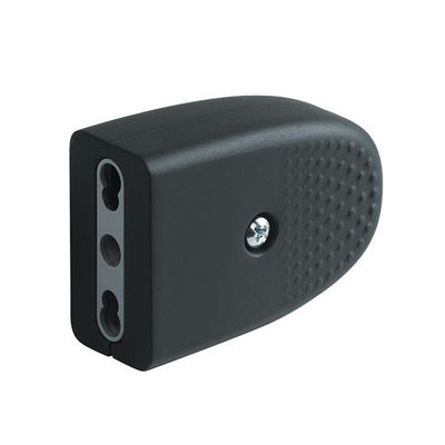 Bticino 2P+E 10/16A corner space-saving socket, anthracite colour, flying socket