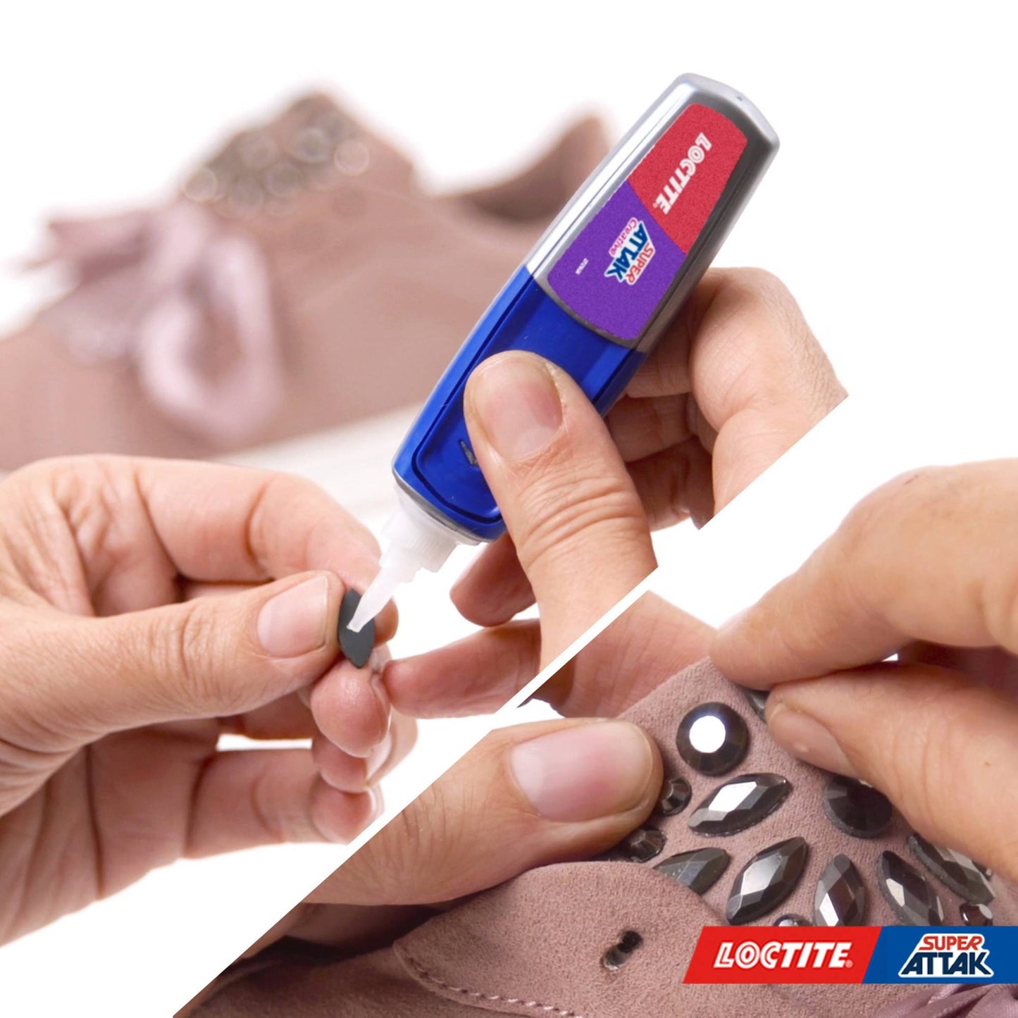 Loctite Super Attak Creative, colle liquide transparente avec stylo applicateur, colle forte pour des applications faciles et précises, bâton de colle 3g