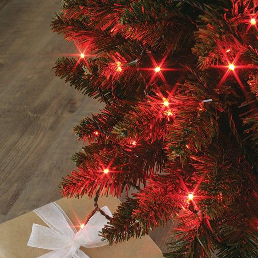 GESCO Catena luminosa interno / esterno 15,5m, luci led con 8 funzioni, 300 led rossa, luci led decorative Natale, illuminazione casa, ghirlanda luce