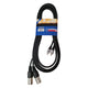AudioDesign PRO X-Pro line VX211 Câble adaptateur double RCA mâle vers Jack 6.3 mâle, câble d'interconnexion 1,5 mètre, connexion audio stéréo