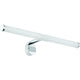 Nedis Lampada da incasso a specchio, a incastro, avvitabile, morsettabile, 6 W, 540 lm, 3000 K (luce calda) IP44, cromata, con cavo di collegamento