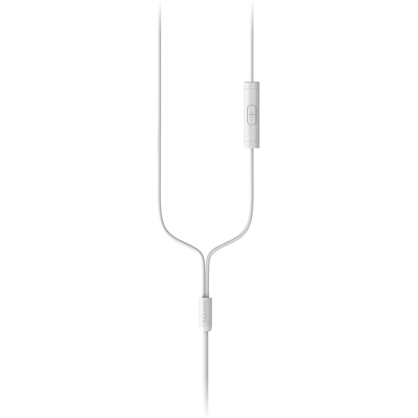 Philips Cuffie con filo per fitness e sport, auricolari con microfono, IPX2 resistenti a sudore e schizzi, supporti orecchio flessibili, comando con pulsante, bianco