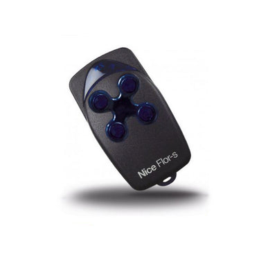 Komando NICE FLOR-S télécommande ouvre-portail, commande radio 433 MHZ 4 boutons, noir