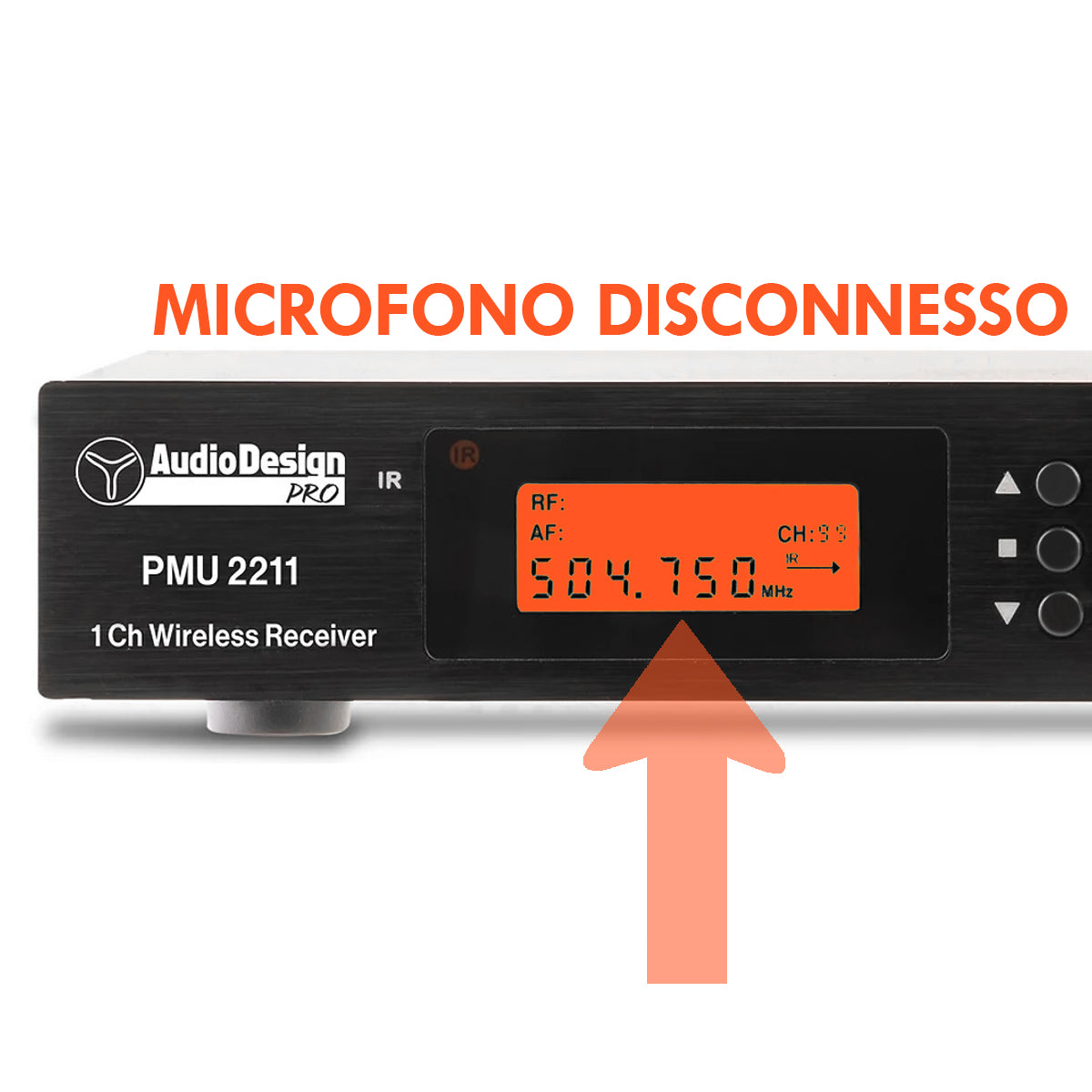 AudioDesign PRO PMU 2211BP UHF control unit and headset microphone set, professional handheld radio microphone kit, wireless microphone with body pack