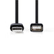 Câble USB NEDIS, câble USB 2.0, câble mâle femelle, vitesse 480 Mbps, nickelé