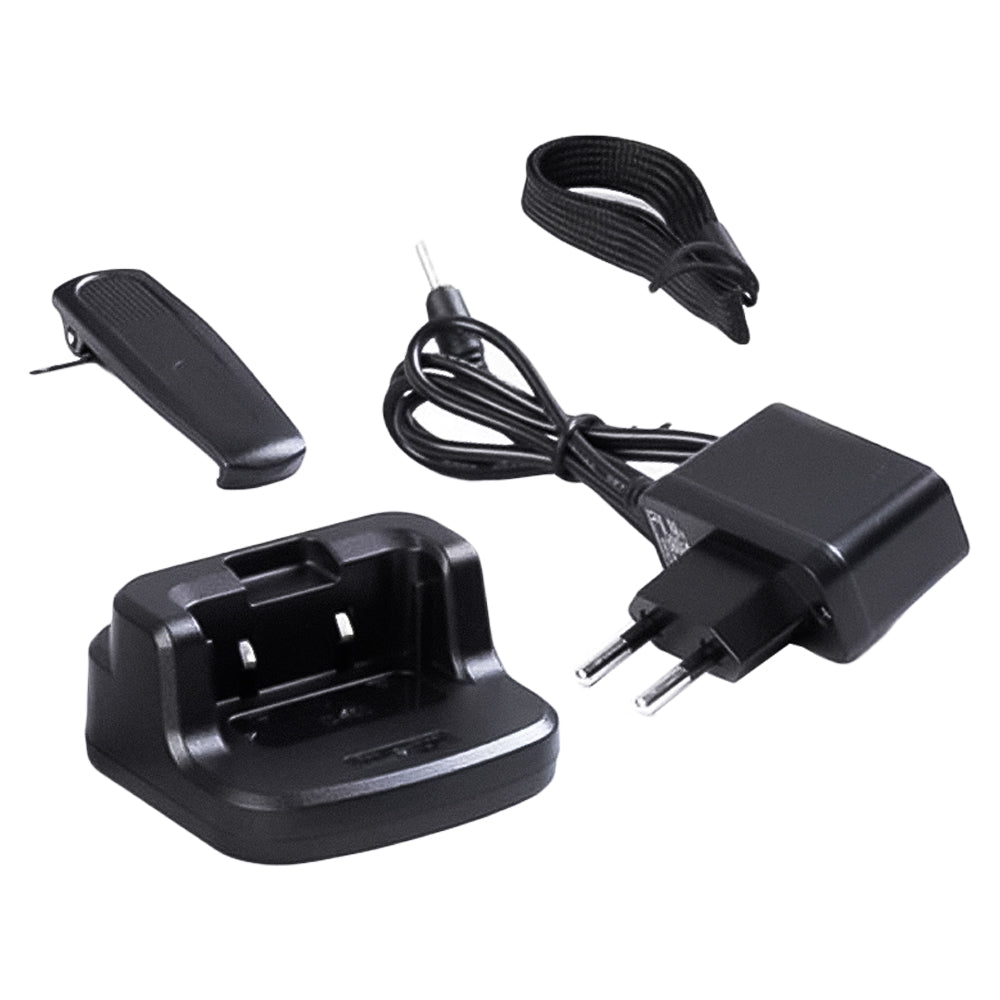 Émetteur-récepteur double bande Midland CT590S BLAZE VHF/UHF avec écran LCD, batterie 1500 mAh intégrée, jusqu'à 128 canaux stockables avec attribution de nom
