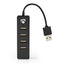 Nedis Hub multiporta USB 2.0, 4 porte ingresso USB-A, plug&play, multipresa USB