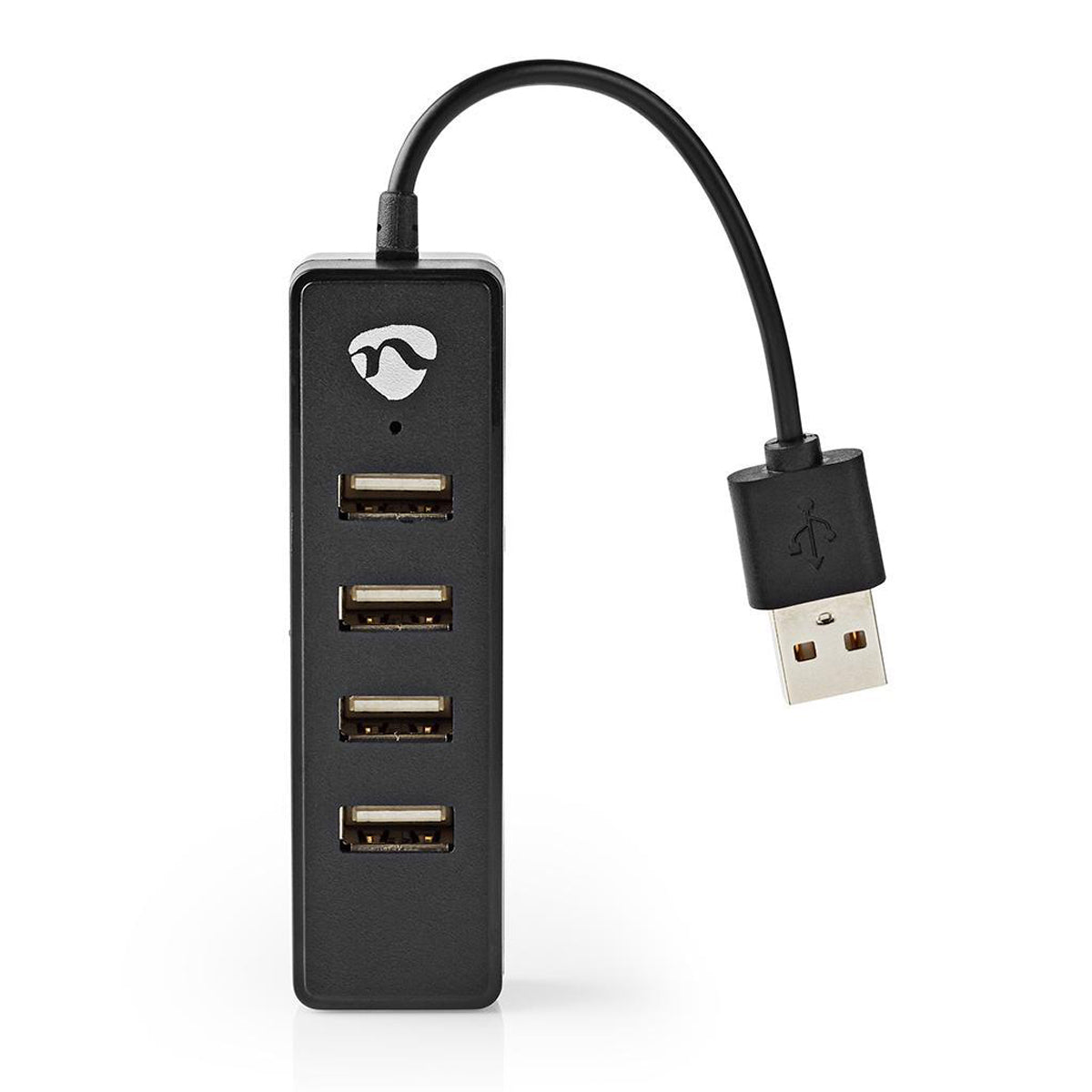 Nedis Hub multiporta USB 2.0, 4 porte ingresso USB-A, plug&play, multipresa USB