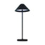 Kelù Lampe de table LED sans fil H35 cm, lampe d'extérieur portable USB sur batterie, rechargeable, noir