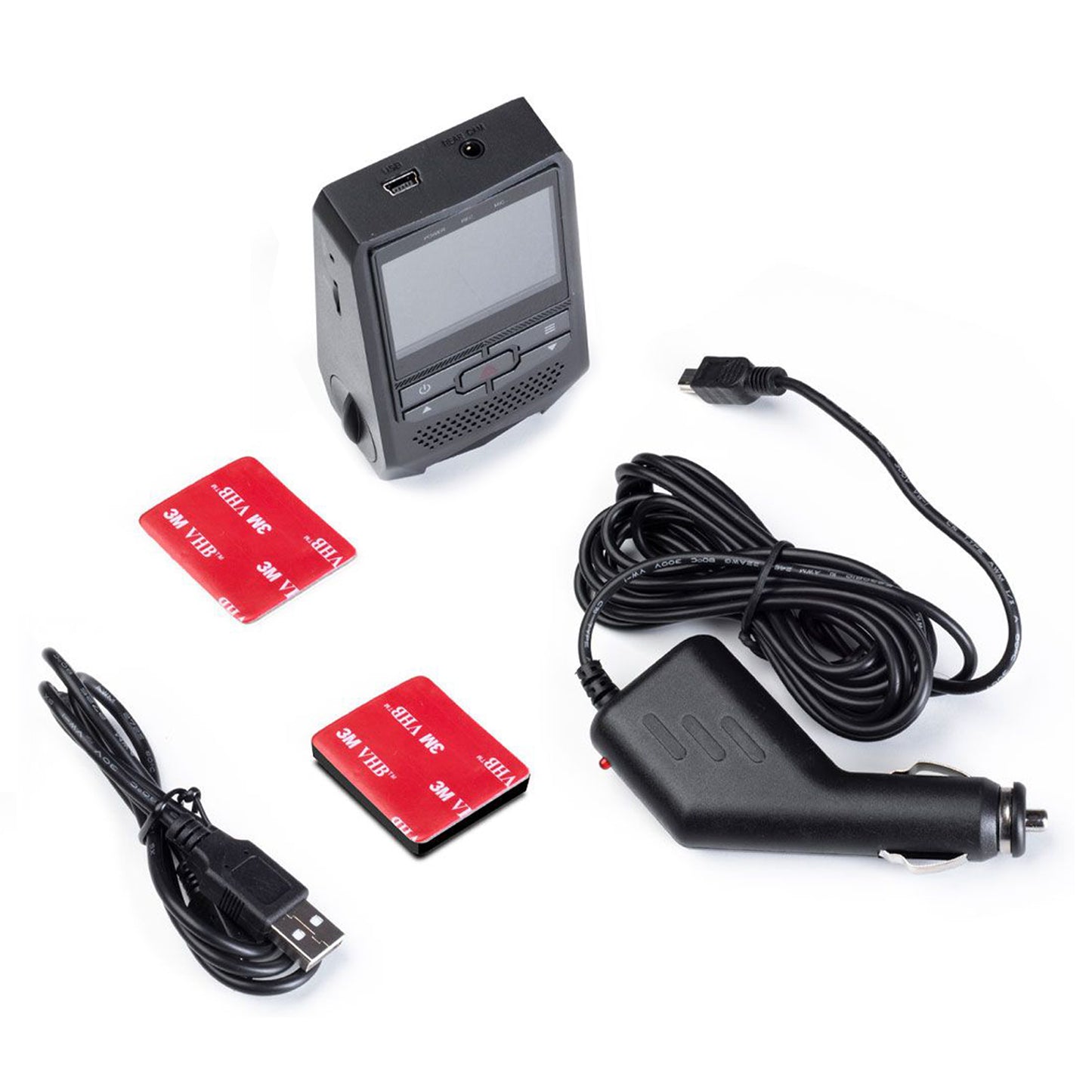 Midland Street guardian easy con schermo integrato da 2", videocamera da auto 1080p 30fps, dashcam Full HD con lente grandangolo 120°, slot microSD