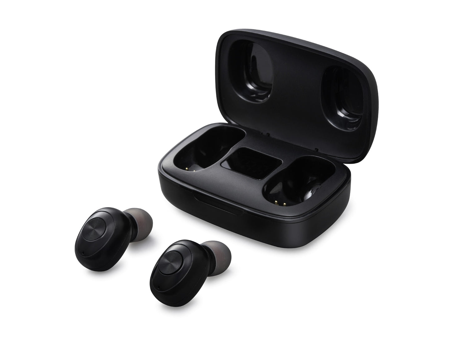 Écouteurs Bluetooth sans fil Trevi, écouteurs intra-auriculaires sans fil avec microphone, noir