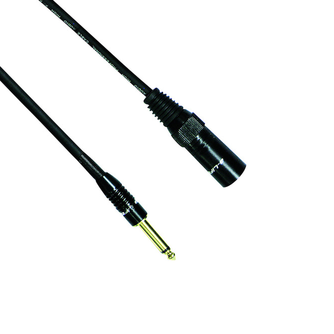 Life Cavo audio spina Jack 6.3 mm mono e spina Cannon, cavo per microfono, cavo XLR 1.5 metri