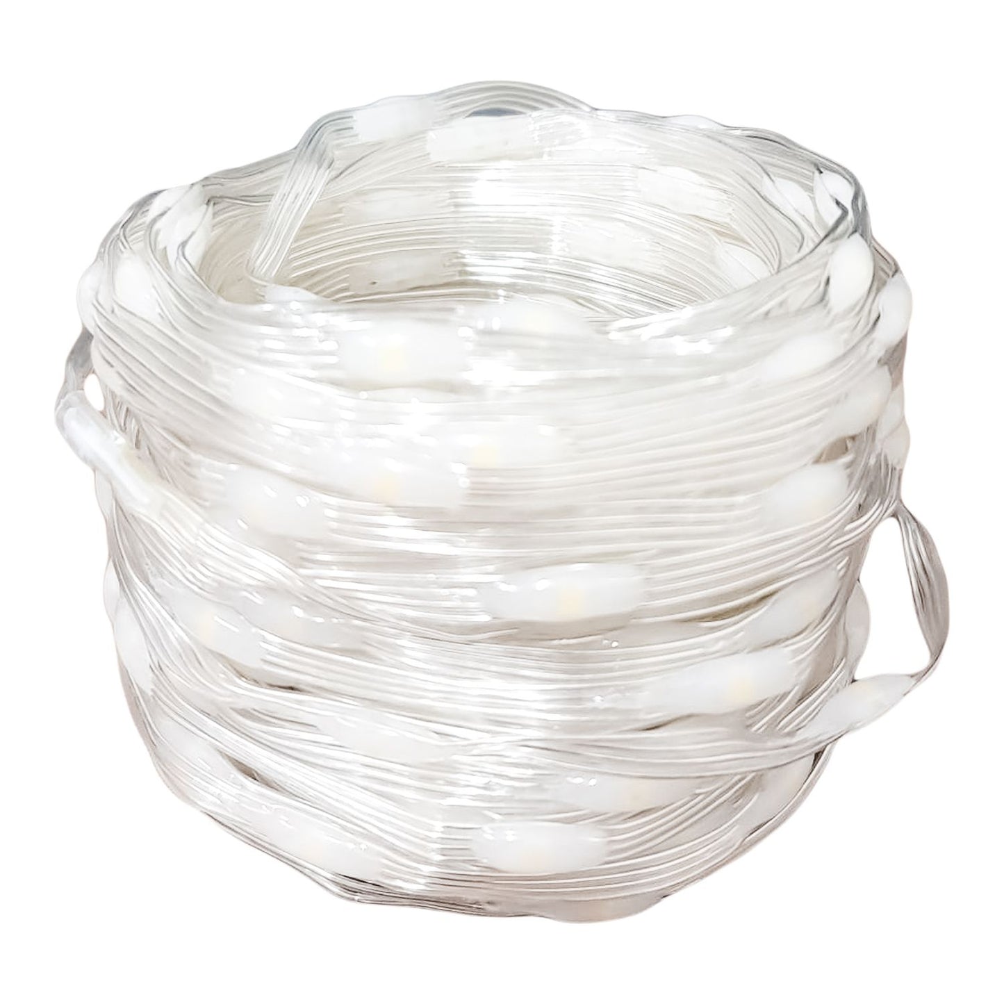 Decoled Guirlande lumineuse d'extérieur 300 LED jaune, LED Nano Bean IP44, lumières de Noël modulaires, décorations lumineuses étanches, câble transparent