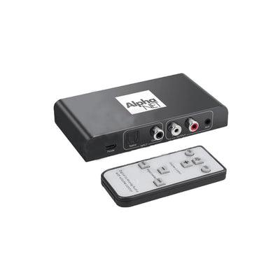 Alpha Elettronica Convertitore audio da digitale ad analogico, regolazione volume ,amplificatore cuffie, con telecomando