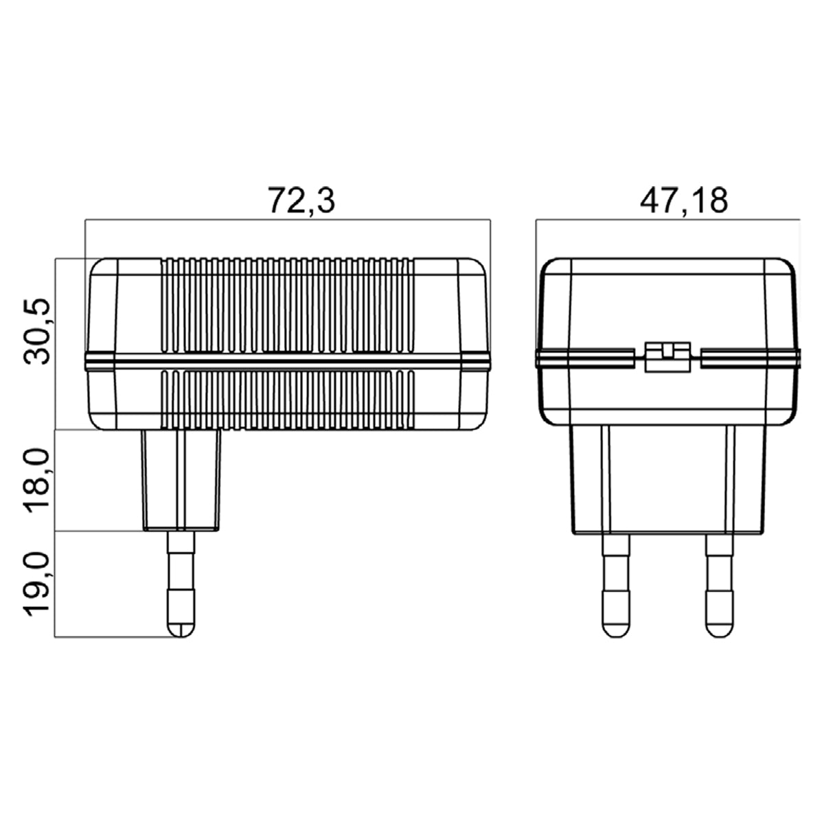Alphaelettronica KCL120200 Chargeur de batterie pour batteries Li-Ion 11,1V 2A, chargeur de batterie adapté aux batteries au lithium à 3 cellules, 100-240Vac