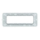 Bticino Matix supporto 6 moduli per scatola con viti, placchetta per interruttore luce 70x187 mm
