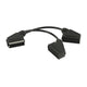 Life Cavo scart Audio Video a 21 poli 0,2 m 2, Presa Scart Per Tv e Decoder, cavo scart